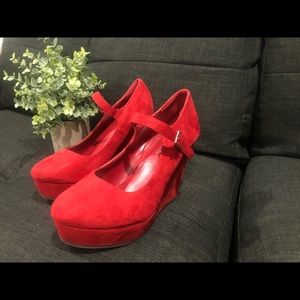Soda Platform Wedge Shoes